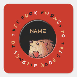 Gepersonaliseerde Hedgehog Sticker