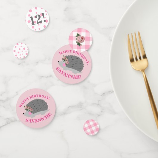 Gepersonaliseerde Hedgehog Table Confetti (Groep)