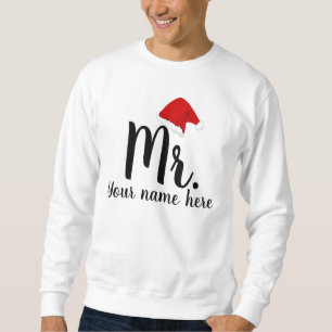 Gepersonaliseerde heer Santa Sweatshirt