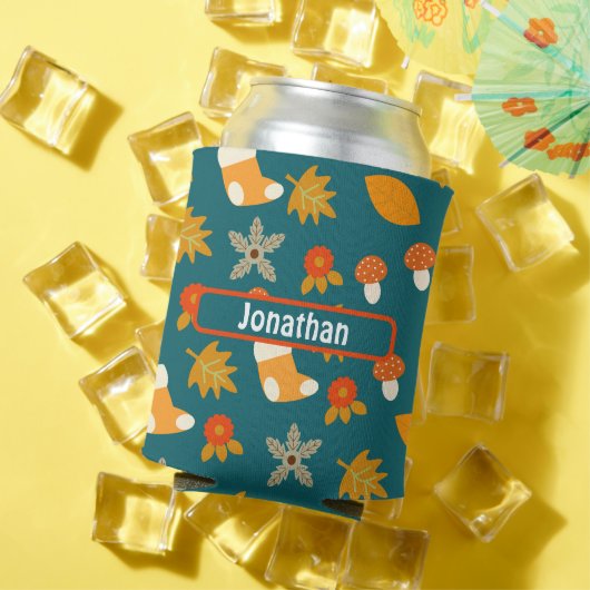 Gepersonaliseerde herfst blikjeskoeler (Insitu Zomer)