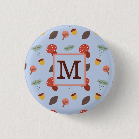 Gepersonaliseerde Herfst Button (Voorkant)