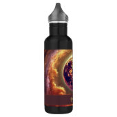 Gepersonaliseerde Herfst Galaxy Oogst Maan Waterfles (Links)