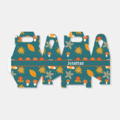 Gepersonaliseerde herfst gunst box bedankdoosjes (Uitgevouwen)