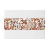 Gepersonaliseerde herfst herfst van Terracotta Uitnodigingen Wikkel (Achterkant Voorbeeld)