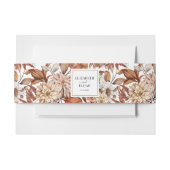 Gepersonaliseerde herfst herfst van Terracotta Uitnodigingen Wikkel (Voorkant Voorbeeld)