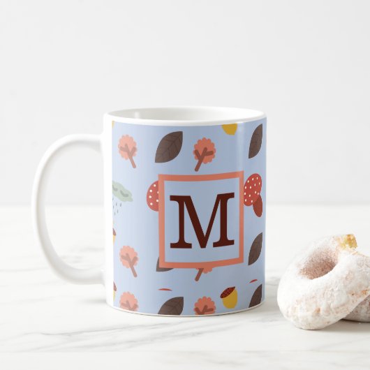 Gepersonaliseerde Herfst Koffiemok (Met donut)