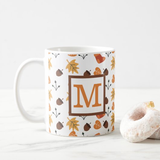 Gepersonaliseerde Herfst Koffiemok (Met donut)