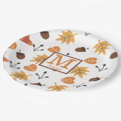 Gepersonaliseerde Herfst papier Borden Papieren Bordje (Gekanteld)