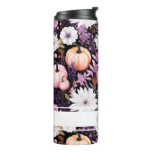 Gepersonaliseerde Herfst Pattern Thermal Tumbler Thermosbeker (Gedraaid links)