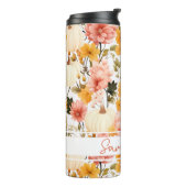 Gepersonaliseerde Herfst Pattern Thermal Tumbler Thermosbeker (Gedraaid links)