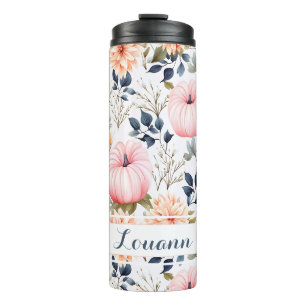 Gepersonaliseerde Herfst Pattern Thermal Tumbler Thermosbeker
