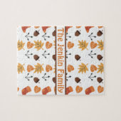 Gepersonaliseerde herfst puzzel (Horizontaal)