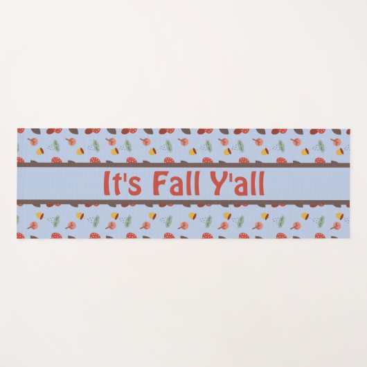 Gepersonaliseerde Herfst yogamat (Voorkant (horizontaal))