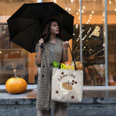 Gepersonaliseerde herfstvibes draagtas