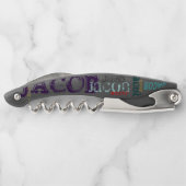 Gepersonaliseerde herhalingsnaam 5 letters Corksch Kurkentrekker (Achterkant)