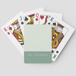 Gepersonaliseerde het Blok van de Kleur Pokerkaarten