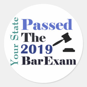 Gepersonaliseerde het Overgaan van de Bar Ronde Sticker