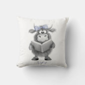 Gepersonaliseerde Highland Koe leeskussen Kussen (Voorkant)