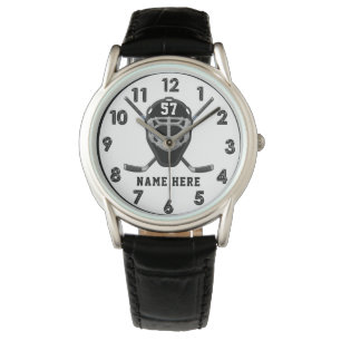 Gepersonaliseerde Hockey Horloges voor Jongens, Uw