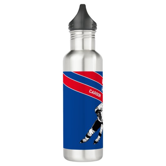 Gepersonaliseerde Hockey Water Fles (Links)