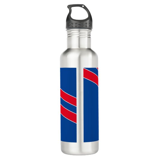 Gepersonaliseerde Hockey Water Fles (Achterkant)