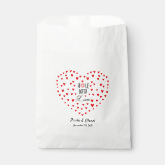 Gepersonaliseerde Hole Lotta Love Donut Favor Tass Bedankzakje