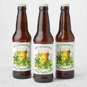 Gepersonaliseerde Home Brew St Patrick’s Day gebot Bier Etiket (Flessen)