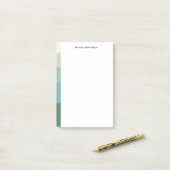 Gepersonaliseerde Home Kantoor Zee Shades Post-it® Notes (Op bureau)