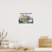 GEPERSONALISEERDE HOME Sweet HOME Poster (Keuken)