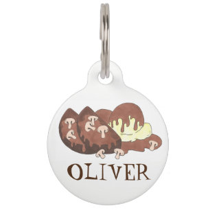 Gepersonaliseerde homemade Vleesbrood Huisdierpenning