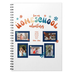 Gepersonaliseerde Homeschool Foto Collage Scrapboo Notitieboek