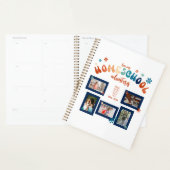 Gepersonaliseerde Homeschool Fotocollage 2024 Planner (Display)