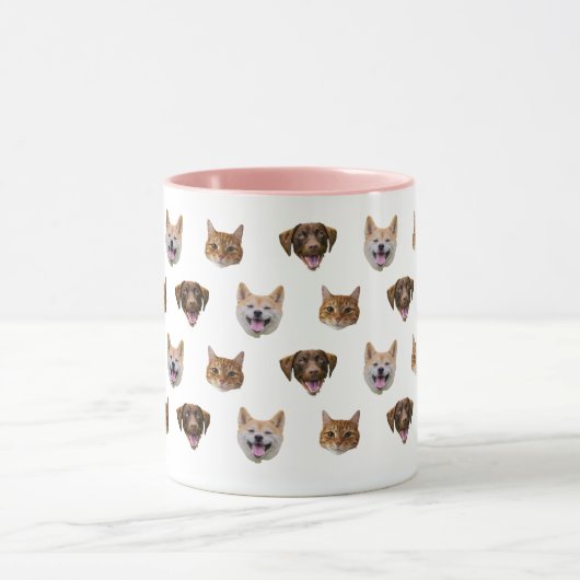 Gepersonaliseerde Hond Mok, Hond Kat Mam Gift Mok (Midden)