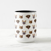 Gepersonaliseerde Hond Mok, Hond Kat Mam Gift Mok (Midden)