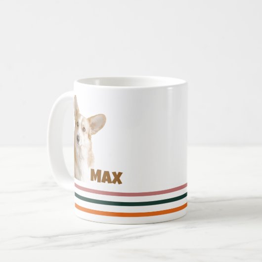 Gepersonaliseerde hond of kat Mok (Voorkant links)