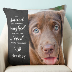 Gepersonaliseerde hond Sympathie Gift Foto van het Kussen
