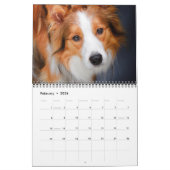 Gepersonaliseerde honden Fotocollage Modern 2026 Kalender (Feb 2026)