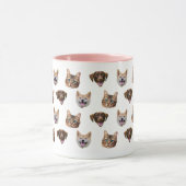 Gepersonaliseerde Hondengezicht Mok, Hond Kat Mam Mok (Midden)