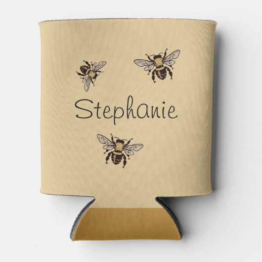 Gepersonaliseerde Honey Bee Koelbox Blikjeskoeler (Voorkant)
