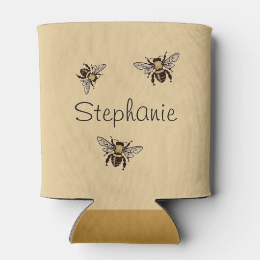 Gepersonaliseerde Honey Bee Koelbox Blikjeskoeler (Achterkant)