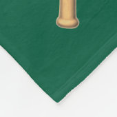 Gepersonaliseerde Honkbal 4 Foto Collage Naam Team Fleece Deken (Hoek)