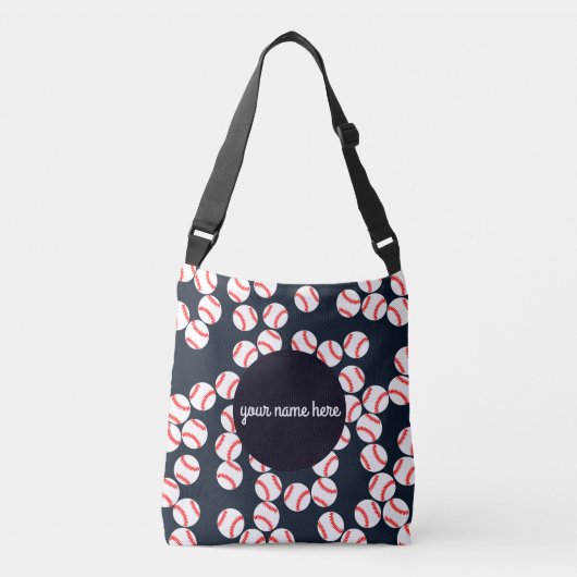 Gepersonaliseerde honkbal Canvas tas (Voorkant)