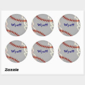 Gepersonaliseerde honkbal stickers (Vel)