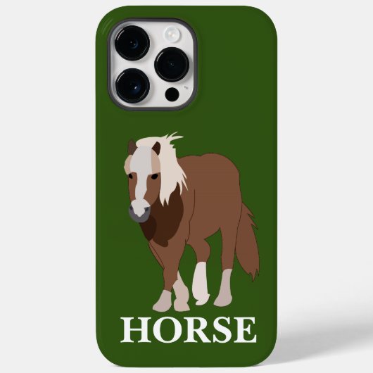 Gepersonaliseerde Horse Rider Lover Case-Mate iPhone Case (Achterkant)