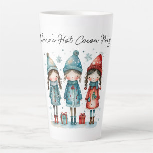 Gepersonaliseerde Hot Cocoa Mok met winterkinderen