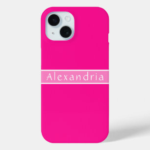 Gepersonaliseerde Hot Pink en Roze
