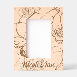 Gepersonaliseerde houtkunst gegraveerde lijstjes