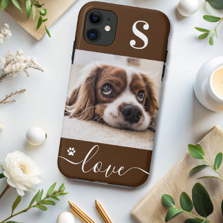 Gepersonaliseerde huisdier foto hondenliefhebber a iPhone 11 hoesje