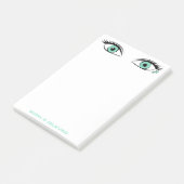 Gepersonaliseerde humoristische spionagekunst post-it® notes (Schuin)