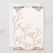 Gepersonaliseerde huwelijksuitnodigingen met uw fo kaart (Achterkant)